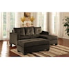 Homelegance Furniture Homelegance 2-Piece Reversible Sofa Chaise with Ottoman