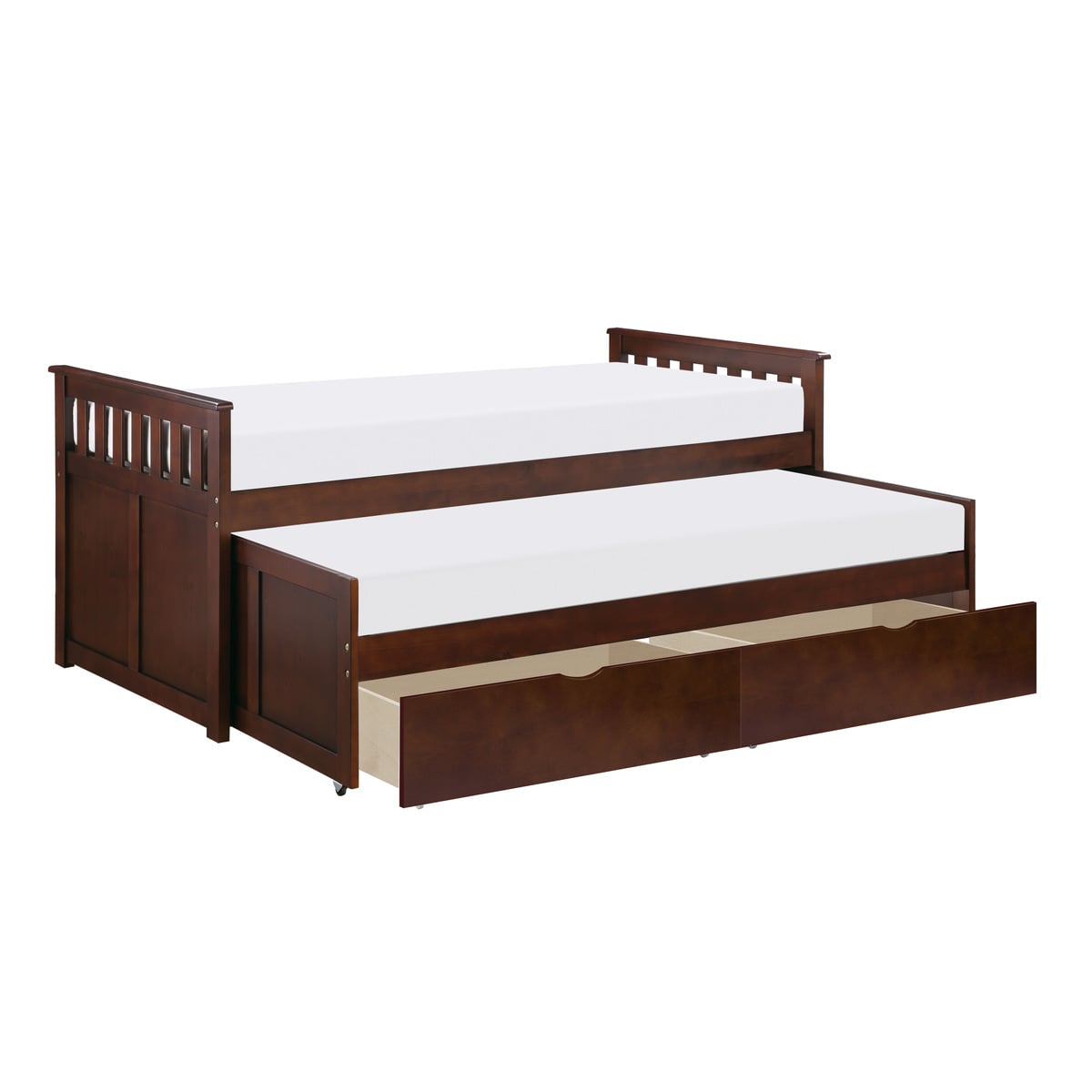 Twin/Twin Bed with Storage Boxes