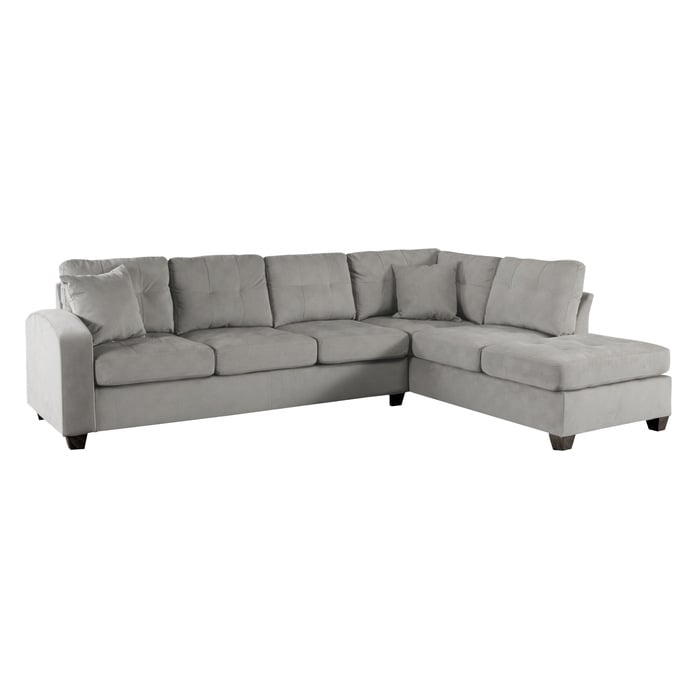 Emilio 8367TP* Transitional 2Piece Sectional with Reversible Chaise