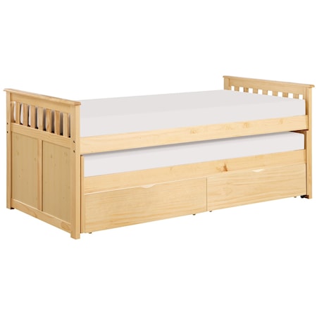 Twin/Twin Bed with Storage Boxes