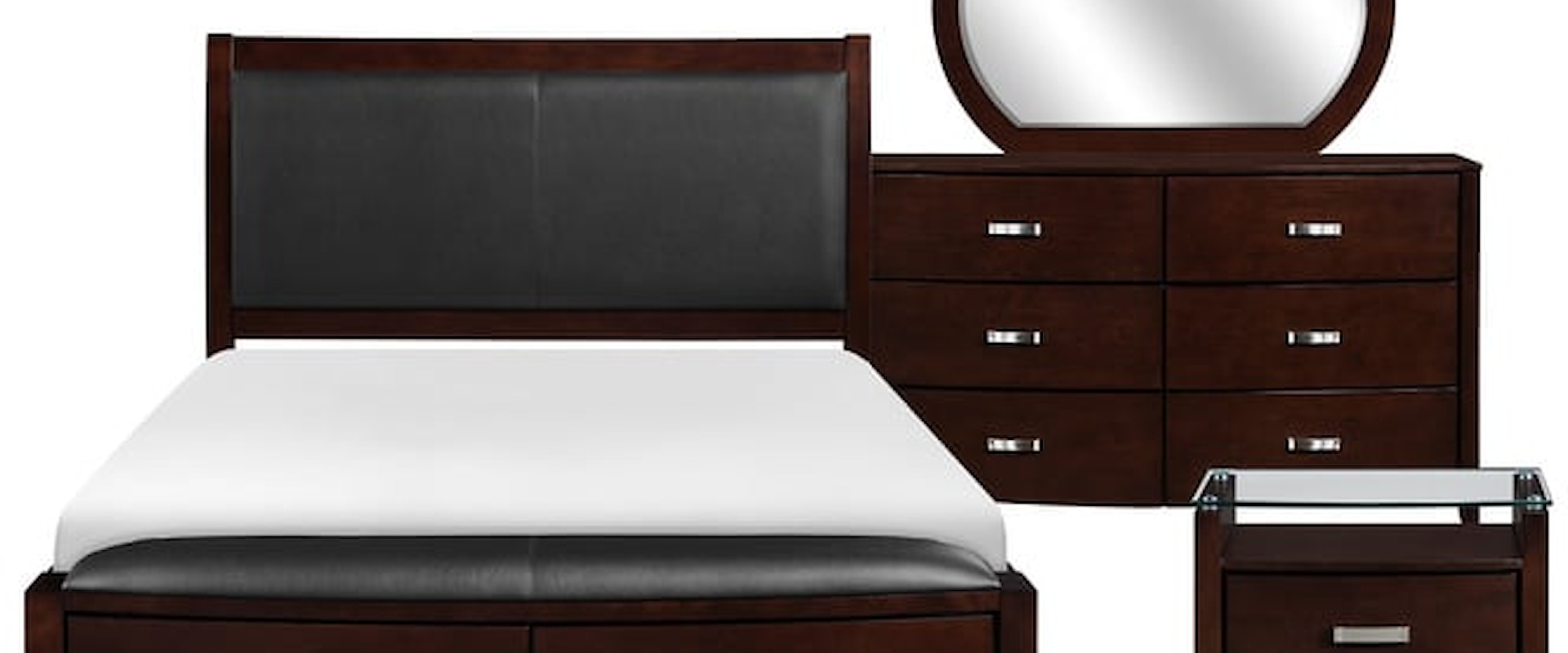 Contemporary 4-Piece Queen Bedroom Set