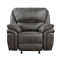 Casual Recliner with Gentle Rocking Motion