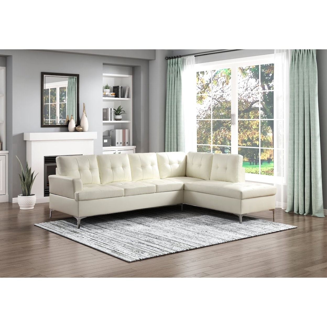 Homelegance Furniture Barrington 2-Piece Sectional