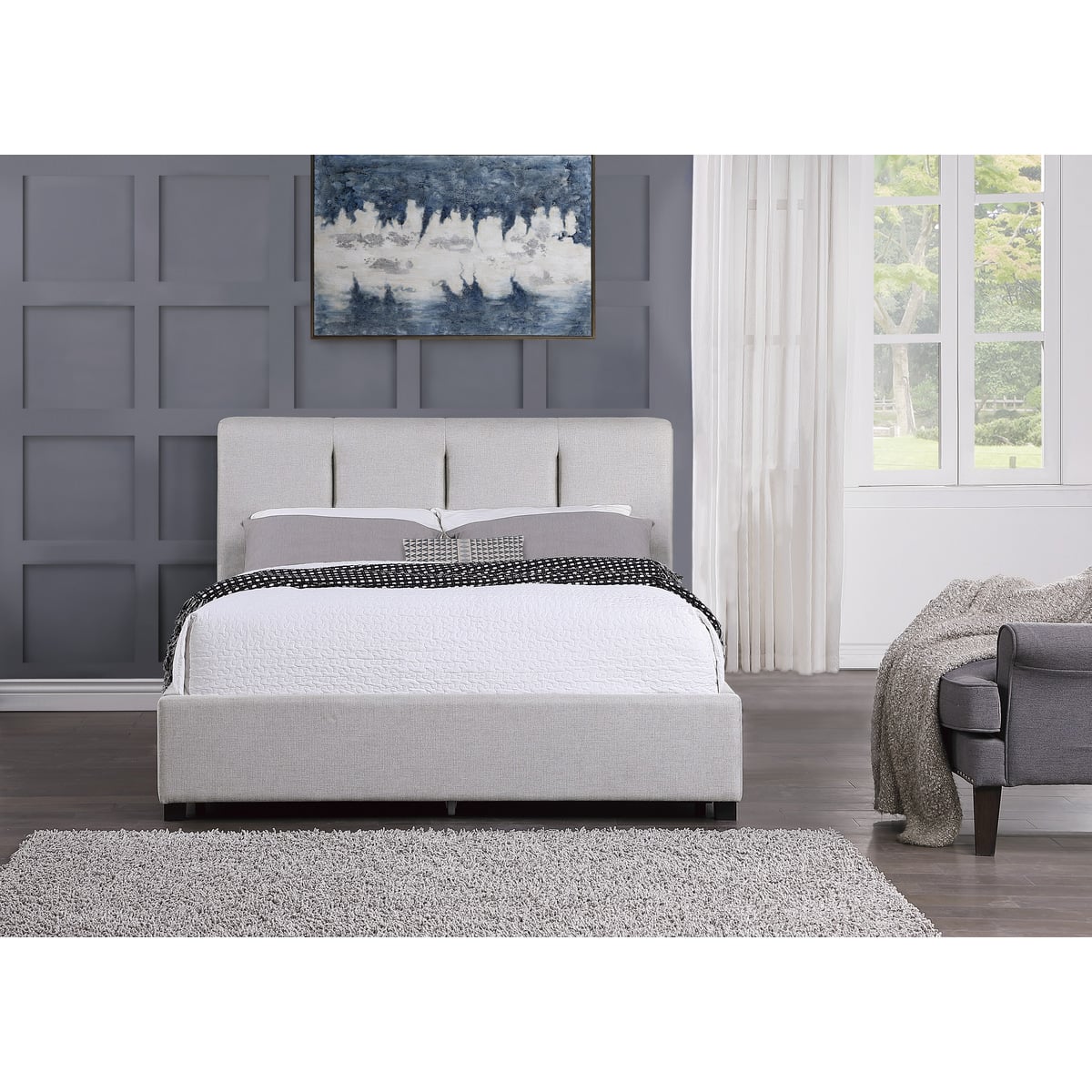 Homelegance Furniture Aitana Queen Bed with Footboard Storage