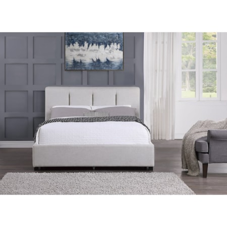 Full Bed with Footboard Storage