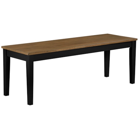 Two-Tone 48" Dining Bench