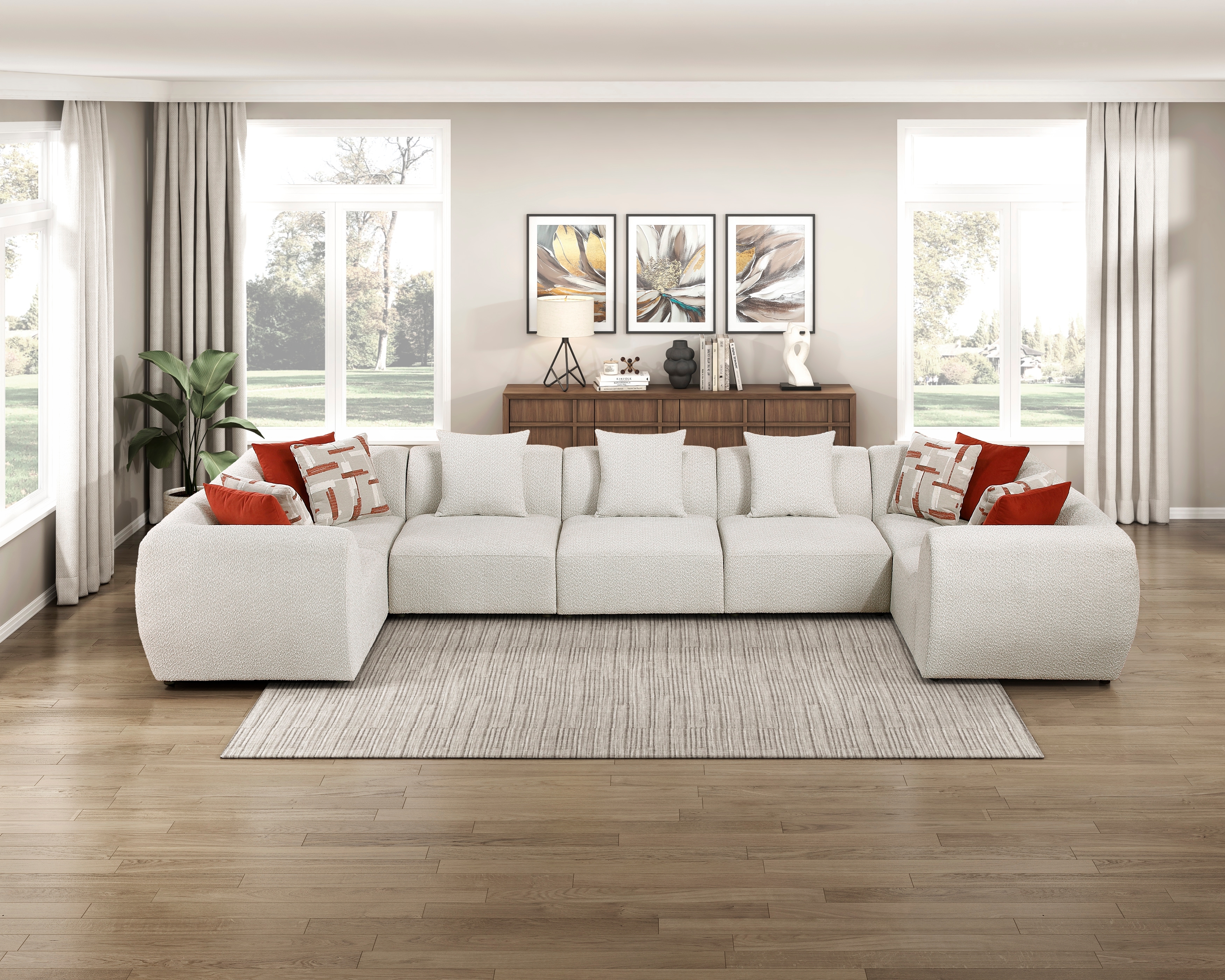 Homelegance Franz 7-Piece Sectional Sofa