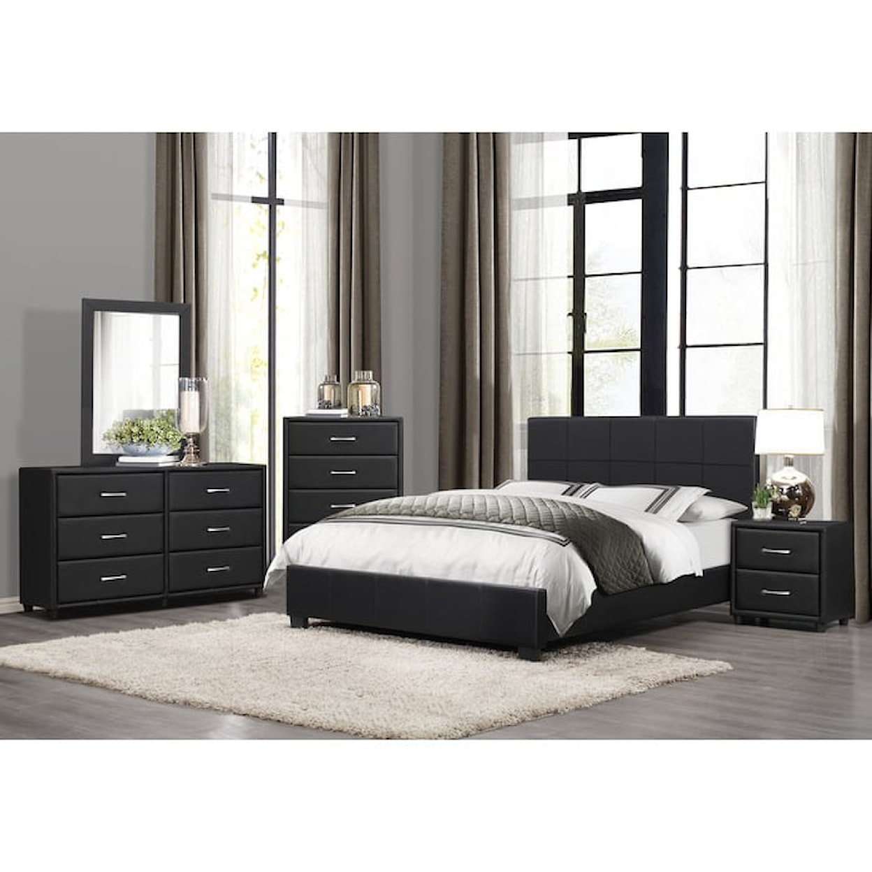 Homelegance Furniture Lorenzi Full Platform Bed