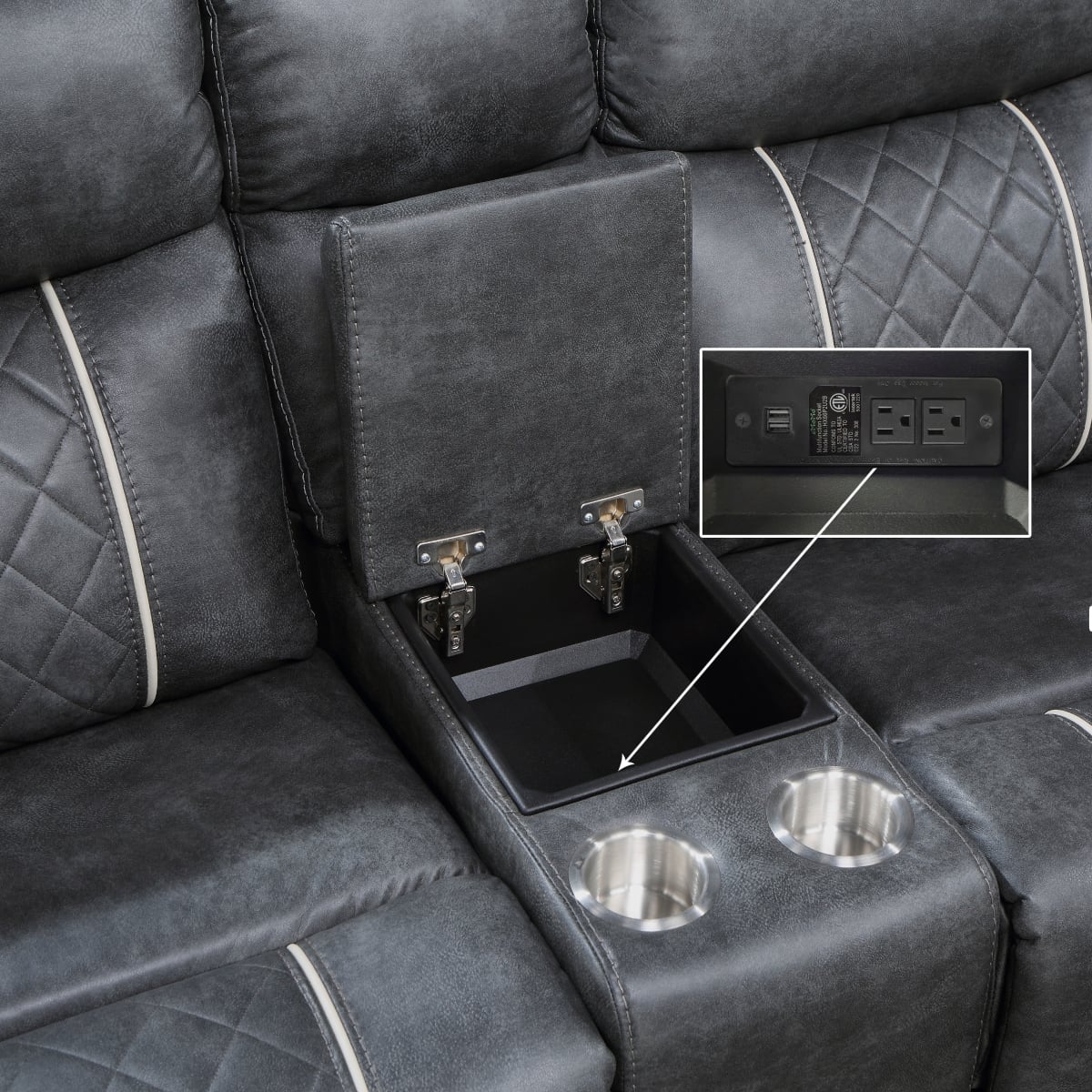 6-Piece Power Reclining Sectional Sofa