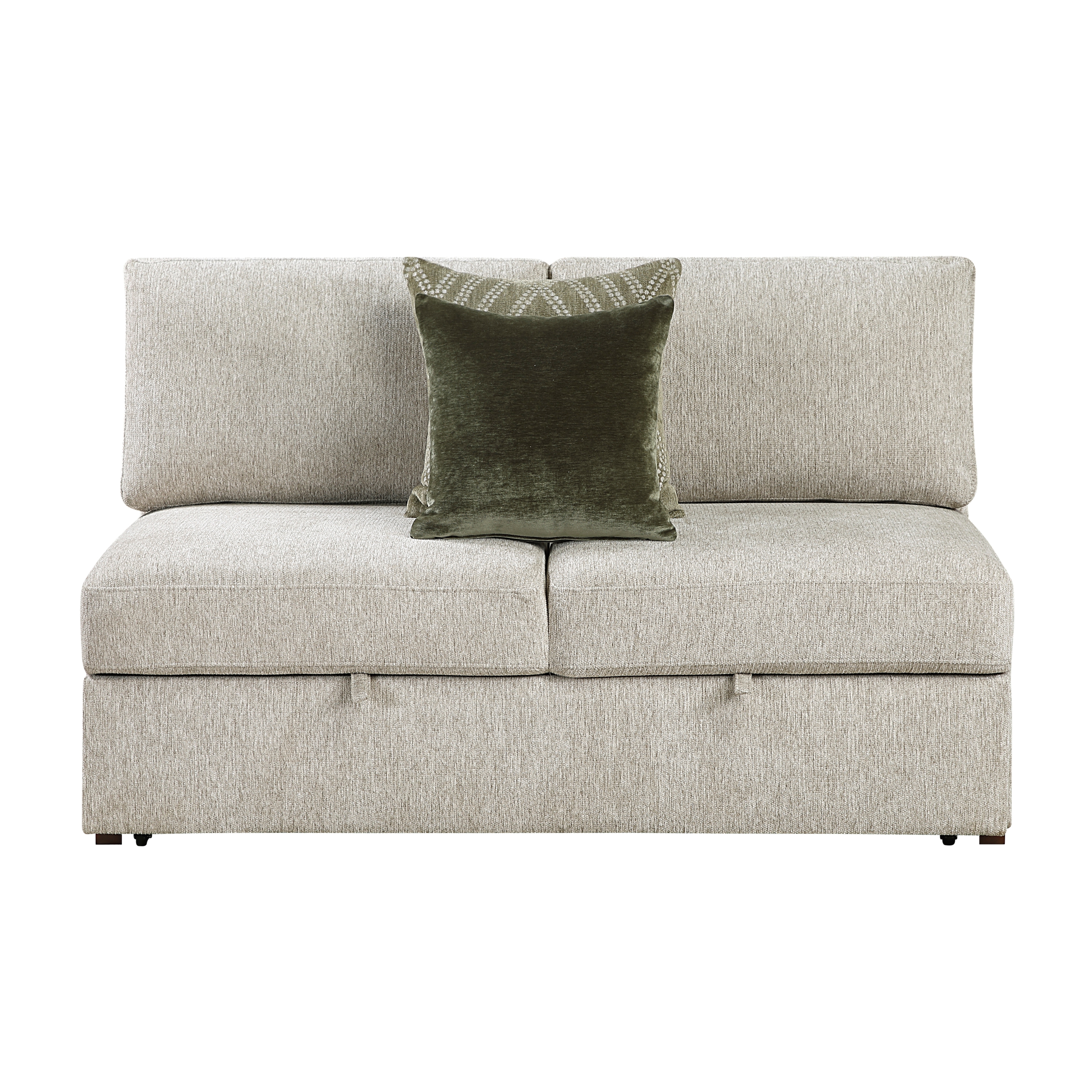 Homelegance Isla 3-pc. Pull-Out Reclining Sectional w/Ottoman