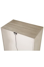 Homelegance McKewen Contemporary 3-Drawer Nightstand with USB Port