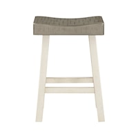 Transitional 24" Backless Counter Height Stool