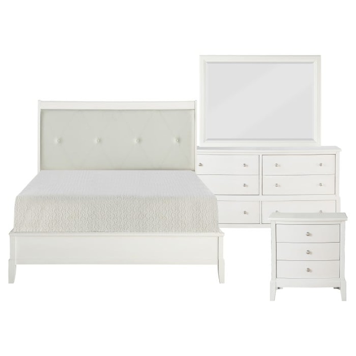 Homelegance Furniture Cotterill 4-Piece Queen Bedroom Set