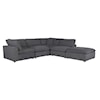 Homelegance Furniture Guthrie 5-Piece Modular Sectional with Ottoman