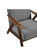 Homelegance Kalmar Mid-Century Modern Accent Chair with Attached Cushions