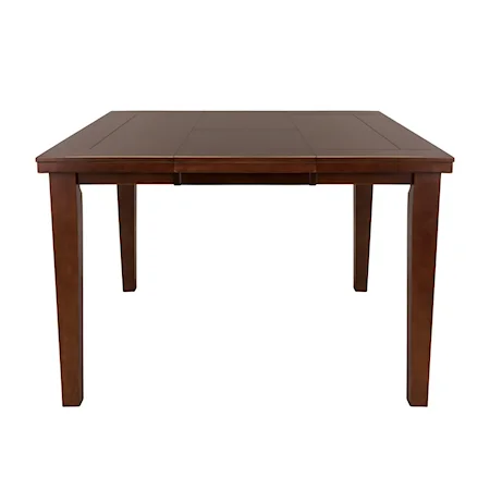Contemporary Counter Height Dining Table with Butterfly Extension Leaf