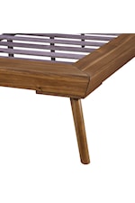 Homelegance Furniture Wrenn Mid-Century Modern Queen Platform Bed