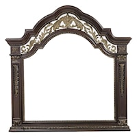 Traditional Mirror with Acanthus Leaf Carving