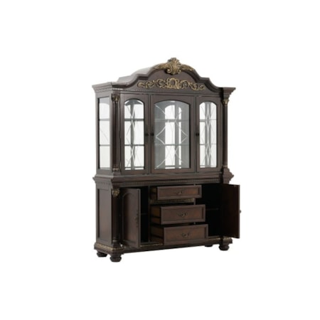 3-Door Dining Buffet and Hutch