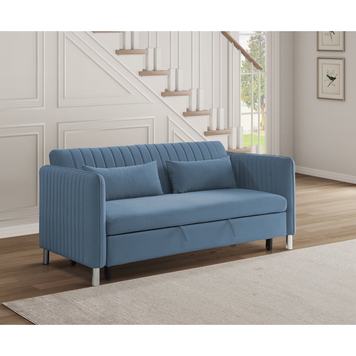 Convertible Studio Sofa with Pull-out Bed
