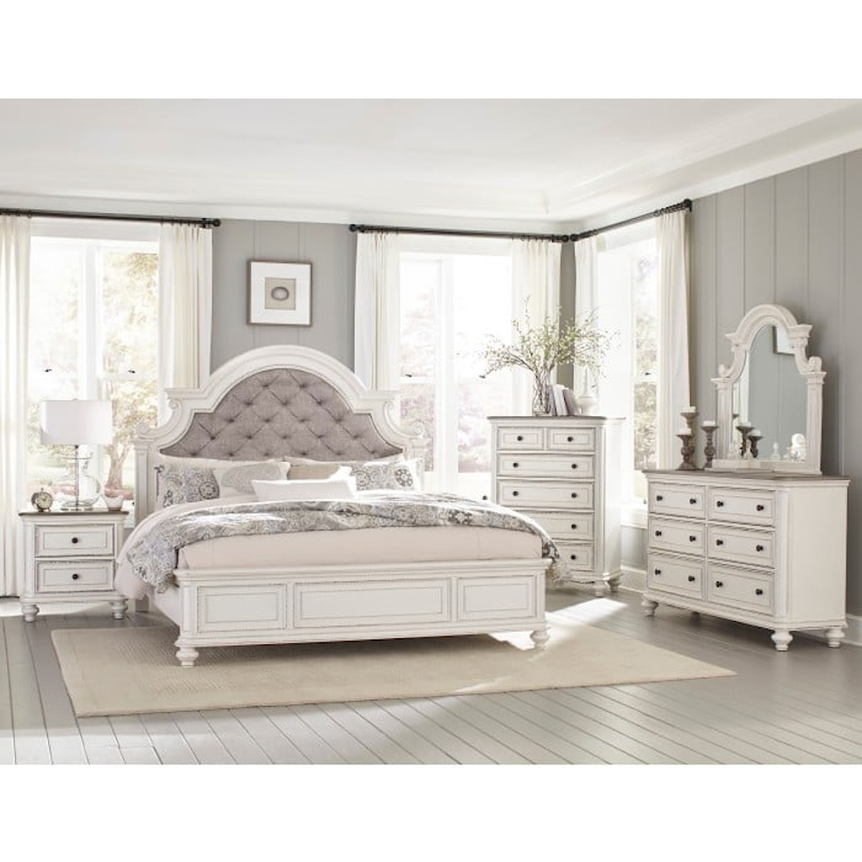 Homelegance Furniture Baylesford 6-Drawer Bedroom Dresser