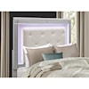 Homelegance Furniture Alonza Cali. King Bed with LED Lighting