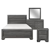 Homelegance Furniture Beechnut 4-Piece Queen Bedroom Set