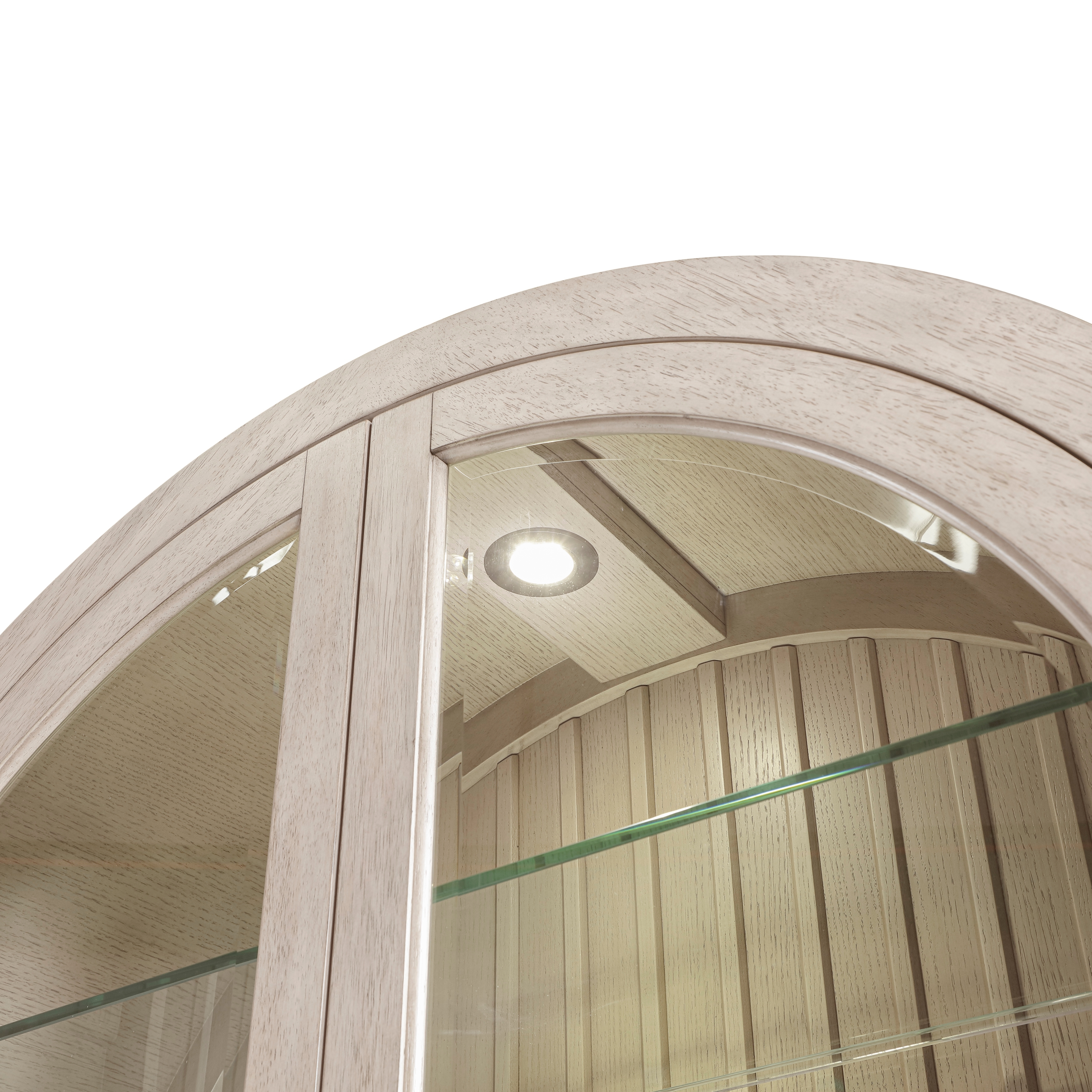 Homelegance Lofton Elegant Arched Curio