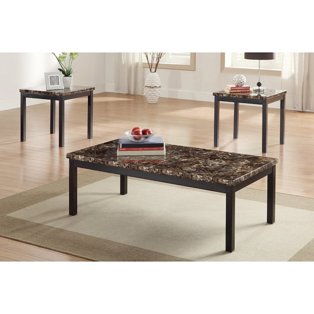 Homelegance Tempe 3-Piece Occasional Set