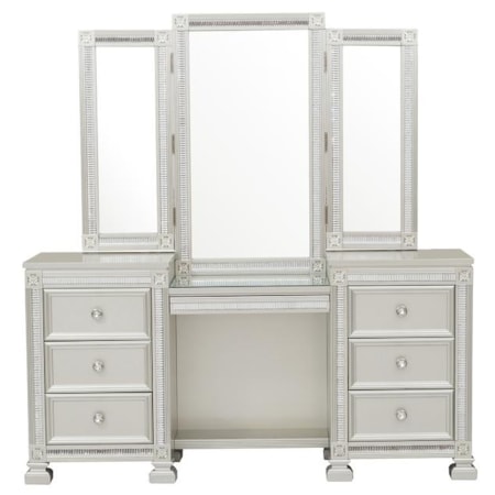Vanity Dresser with Mirror