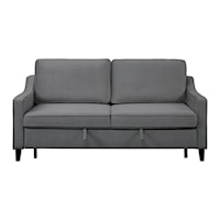 Contemporary Convertible Sofa with Pull Out Bed