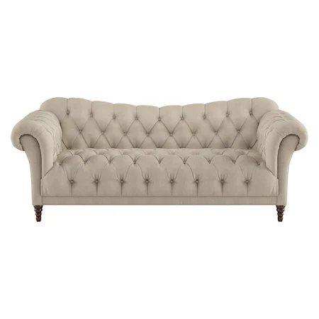 Claire St. Traditional Sofa with Button-Tufted Detail