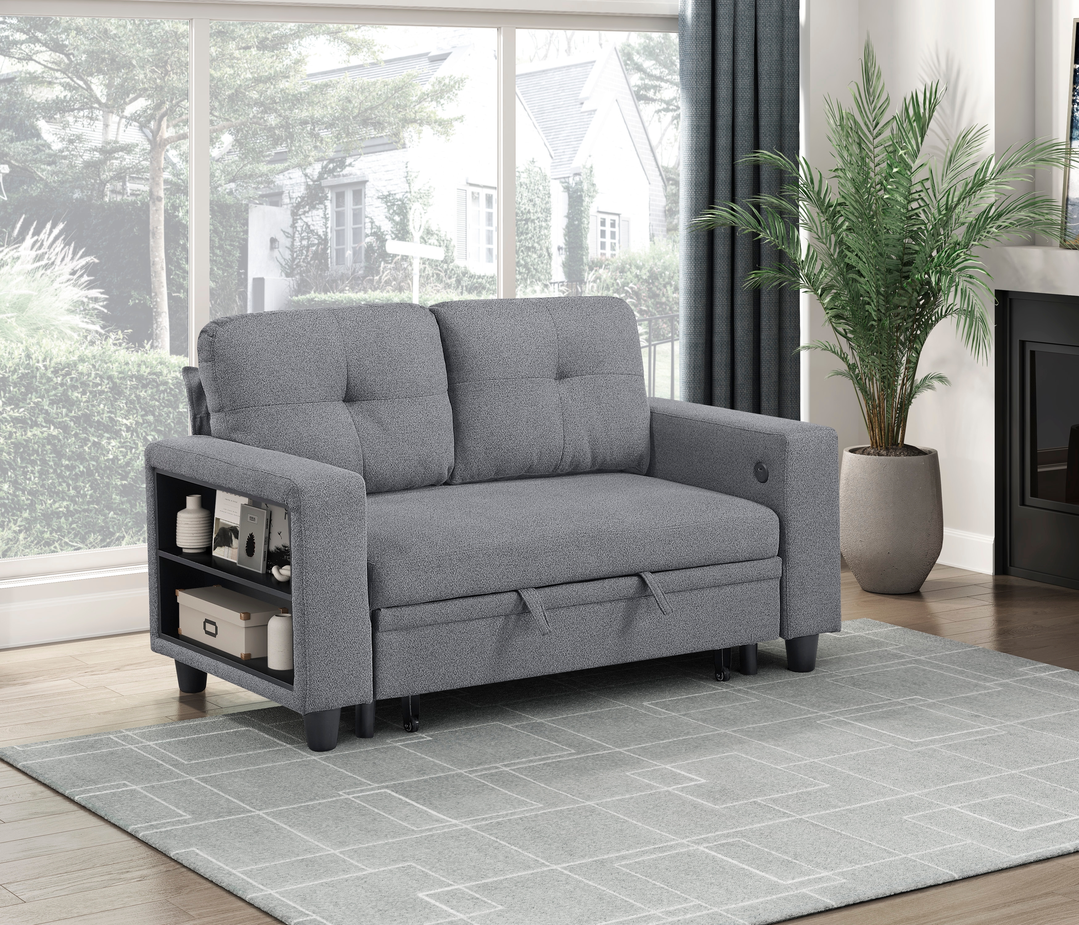 Loveseat with Pull-Out Bed