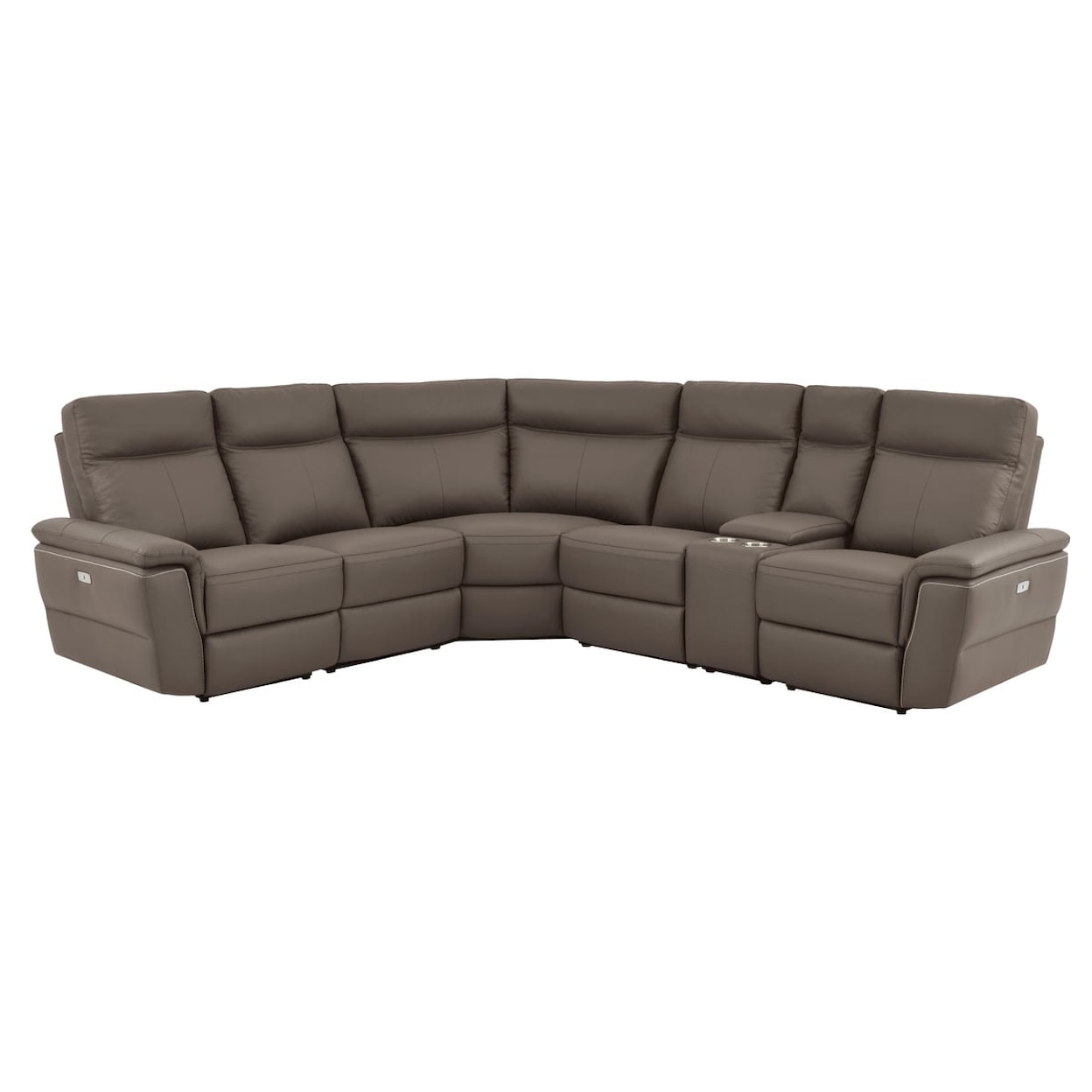 Homelegance Furniture Olympia 6-Piece Power Reclining Sectional