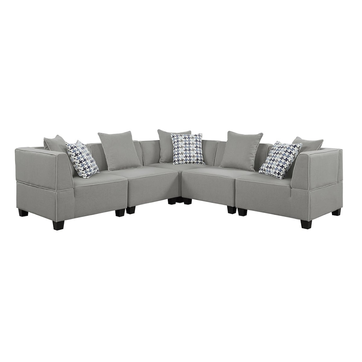 Homelegance Furniture Jayne 5-Piece Sectional Sofa