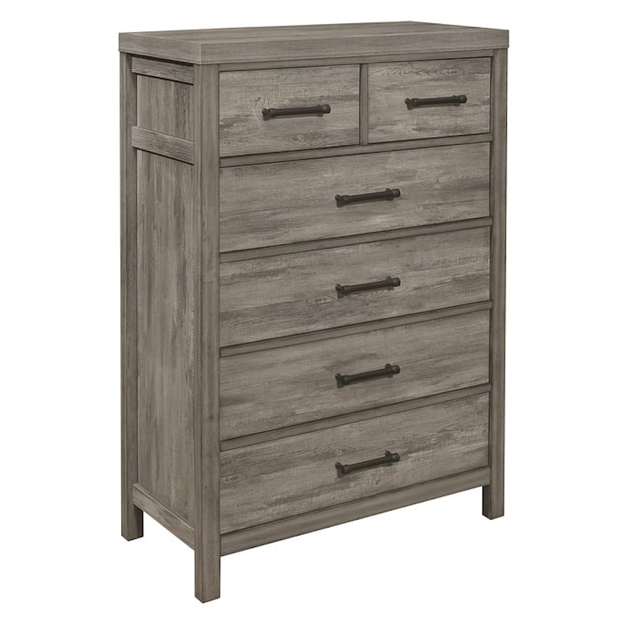 Homelegance Bainbridge 6-Drawer Chest with Bar Pulls