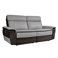 Casual Power Reclining Love Seat