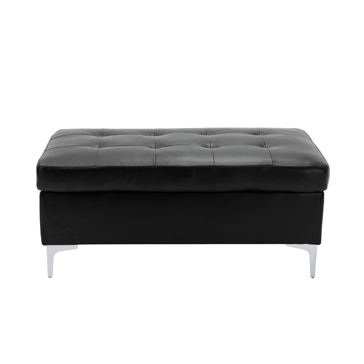 Black Accent Ottoman