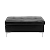 Homelegance Furniture Barrington BLK Ottoman