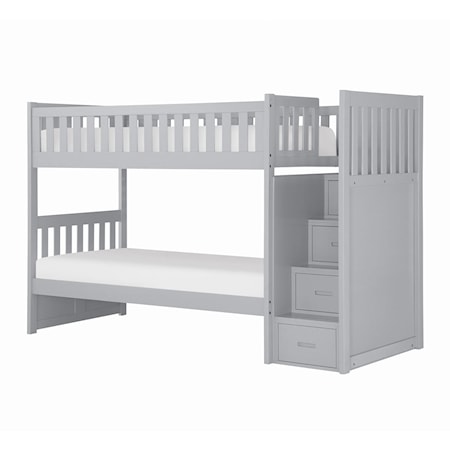 Twin/Twin Step Bunk Bed