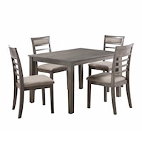 Transitional 5-Piece Dinette Set