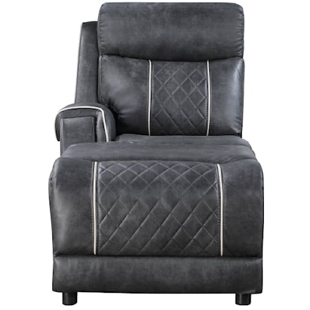 Power Left Side Reclining Chaise With Usb Port
