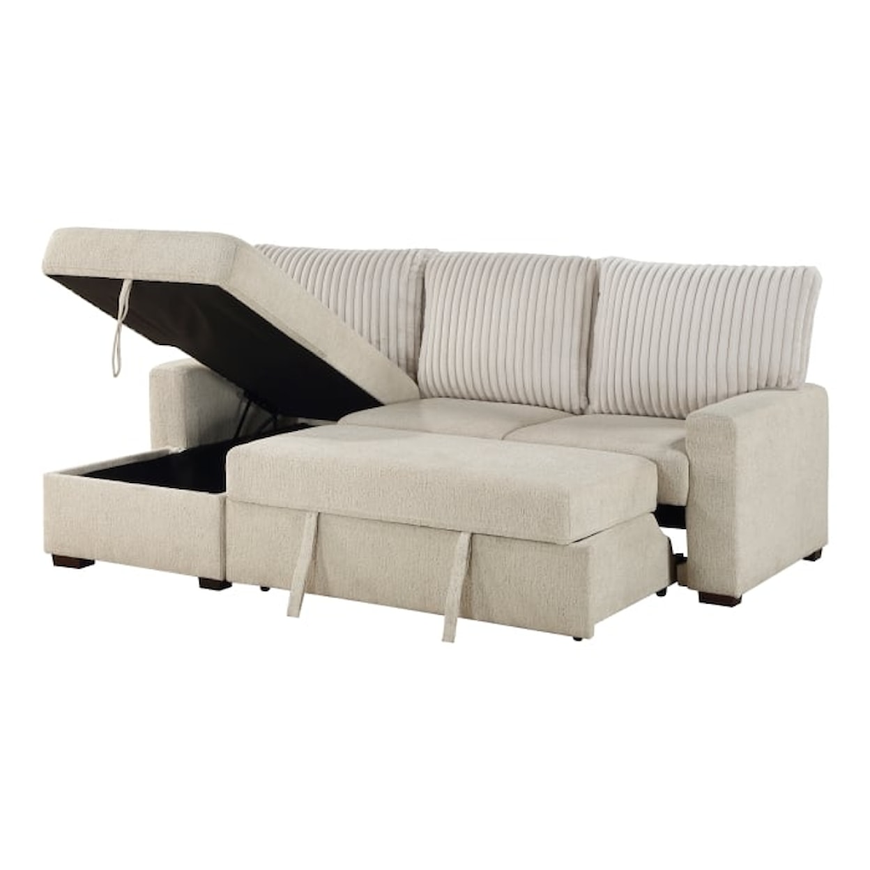 Homelegance Gallatin 2-Piece Sectional Sofa