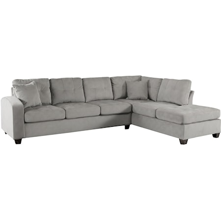 2-Piece Reversible Sectional Sofa