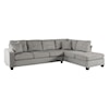 Homelegance Furniture Emilio 2-Piece Reversible Sectional Sofa