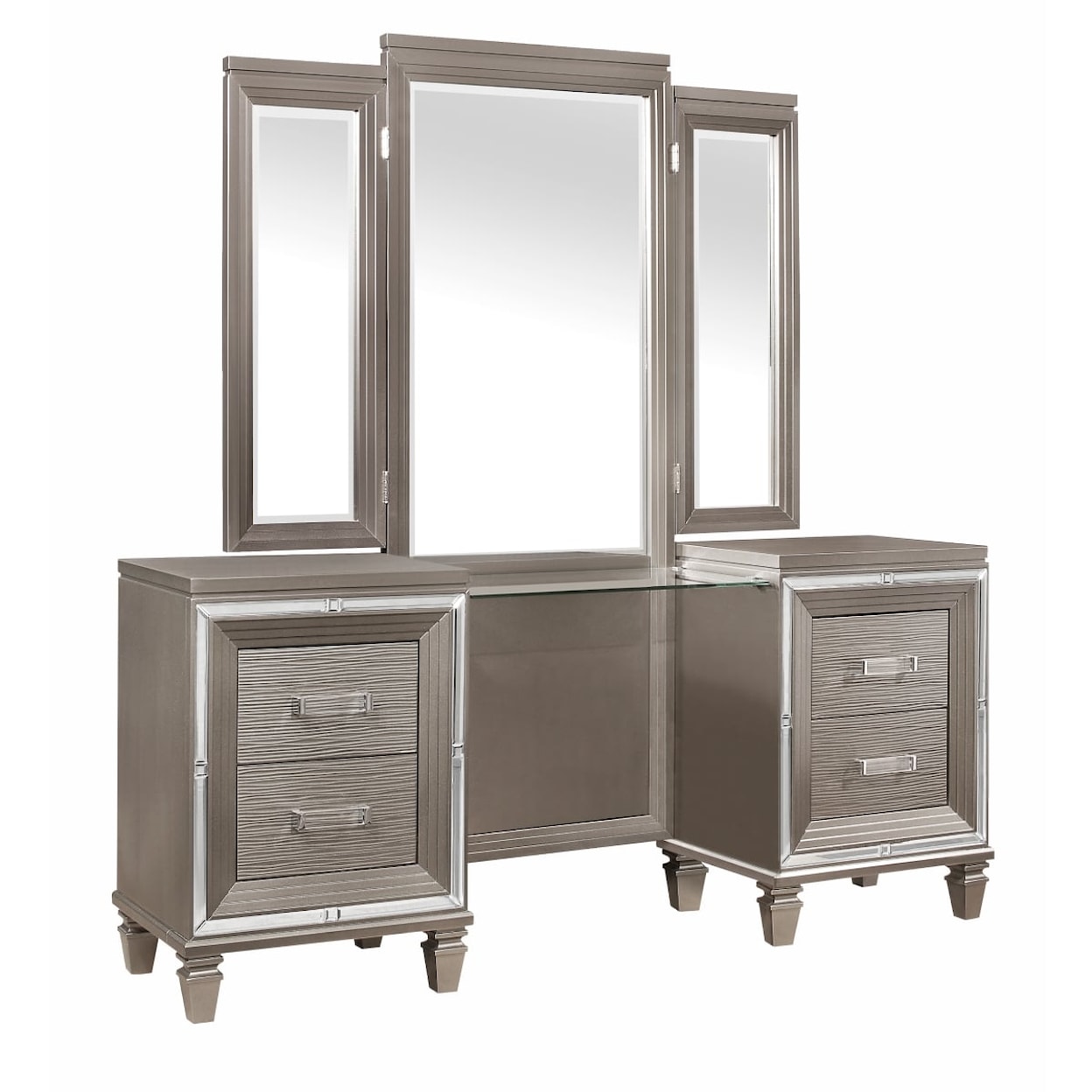 Homelegance Tamsin Vanity Dresser with Mirror
