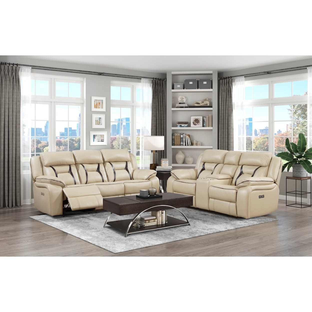 Homelegance Furniture Amite Power Reclining Sofa