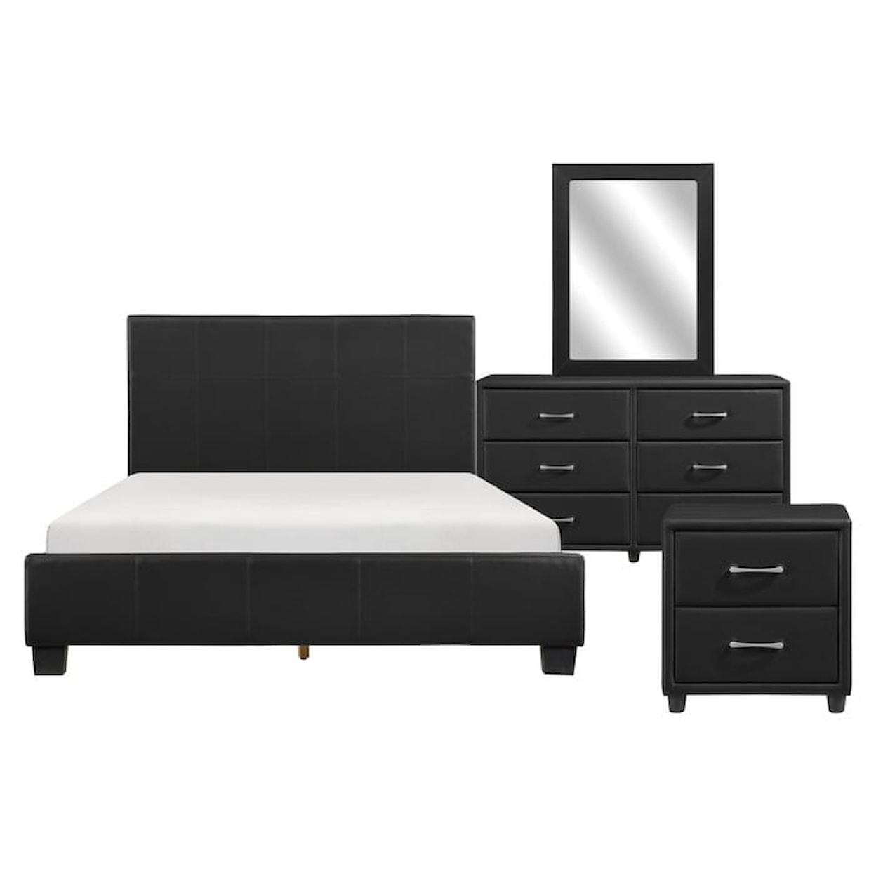 Homelegance Furniture Lorenzi 4-Piece Queen Bedroom Set