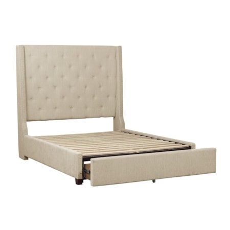 Queen Platform Storage Bed