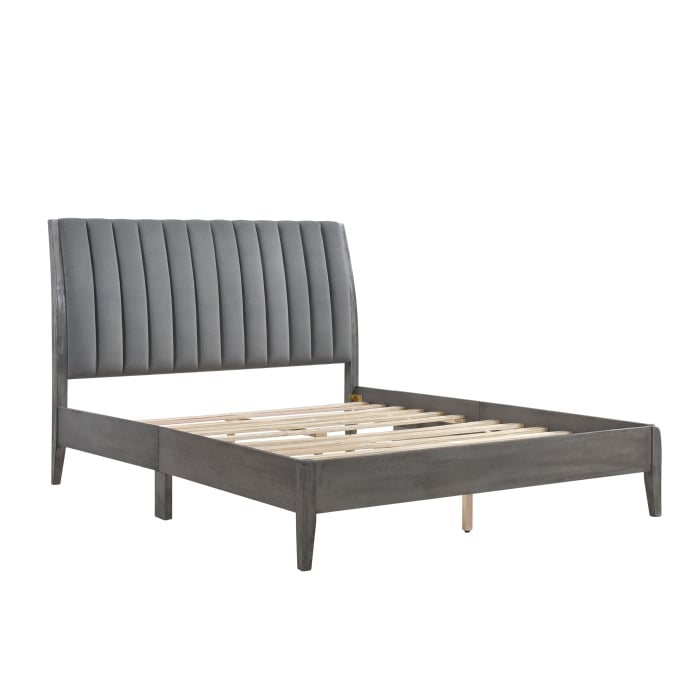 Queen Upholstered Platform Bed
